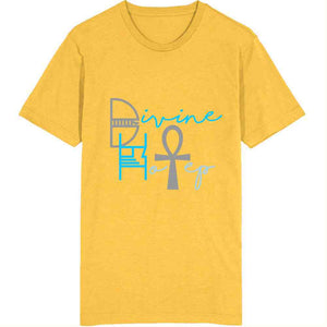 Divine Hotep Grey Blue Signature Collection T Shirt / Hat