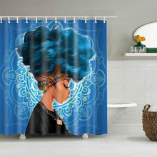 Load image into Gallery viewer, Unique African American Art Polyester Fabric  Shower Curtain