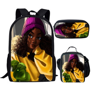 Unique Afro Magic  Bags Sets Bookbags