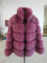 Load image into Gallery viewer, Real Fur Fox Coat Natural Fur Coat Thick Warm Coats