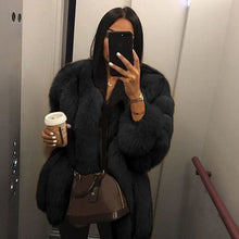 Load image into Gallery viewer, Teddy Mink Fashion Fur Coat Elegant Thick Warm Faux Fur