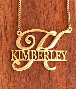 Customize This Unique Style  Name Necklaces Pendants