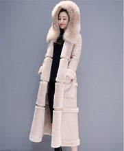 Load image into Gallery viewer, Cotton Candy Soft Parka Double-Faced Lamb Fur Coat Maxi Long Thick Winter Warm