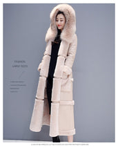 Load image into Gallery viewer, Cotton Candy Soft Parka Double-Faced Lamb Fur Coat Maxi Long Thick Winter Warm