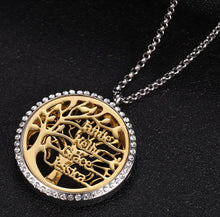 Load image into Gallery viewer, Customize This Family Tree Of Life Aroma Necklace