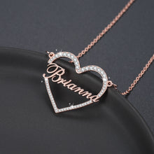 Load image into Gallery viewer, Customize This Personalized Heart Name Necklace