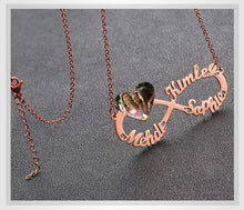 Load image into Gallery viewer, Customize This Infinity Heart Photo Necklace