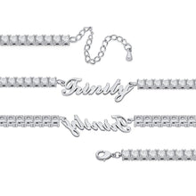 Load image into Gallery viewer, Customize This Name Necklace Stainlesss Steel Tennis Chain