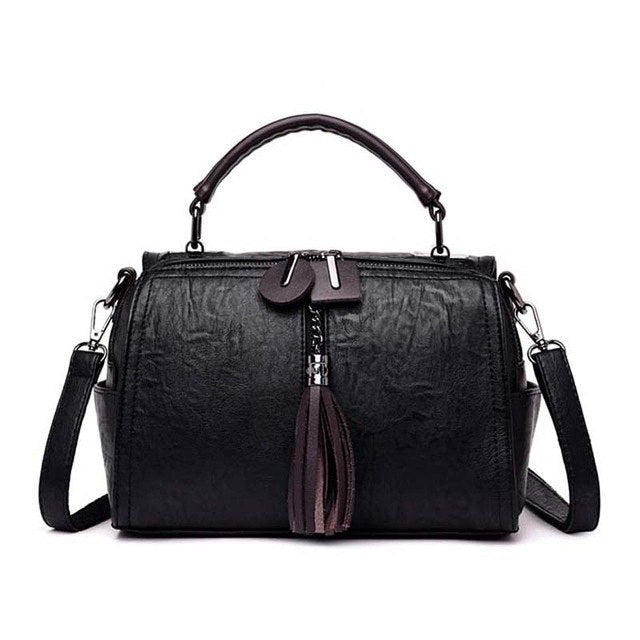 Tote Genuine Leather Sheepskin Bags Handbags Women